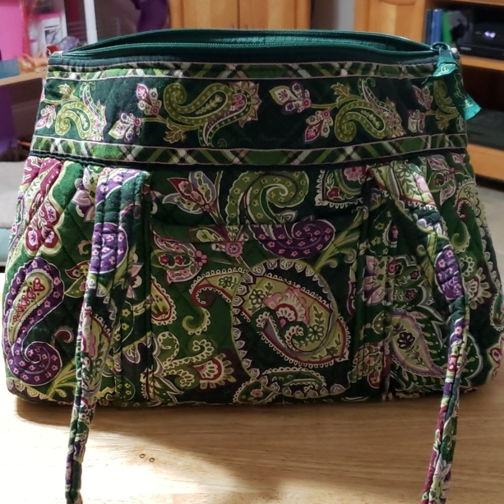 Vera Bradley Chelsea Green tote